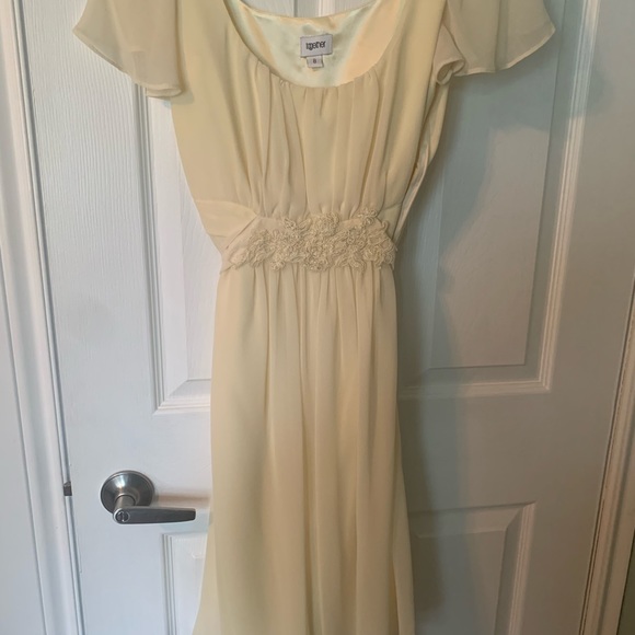 Chiffon Dress & Tweed Jacket - Picture 3 of 3